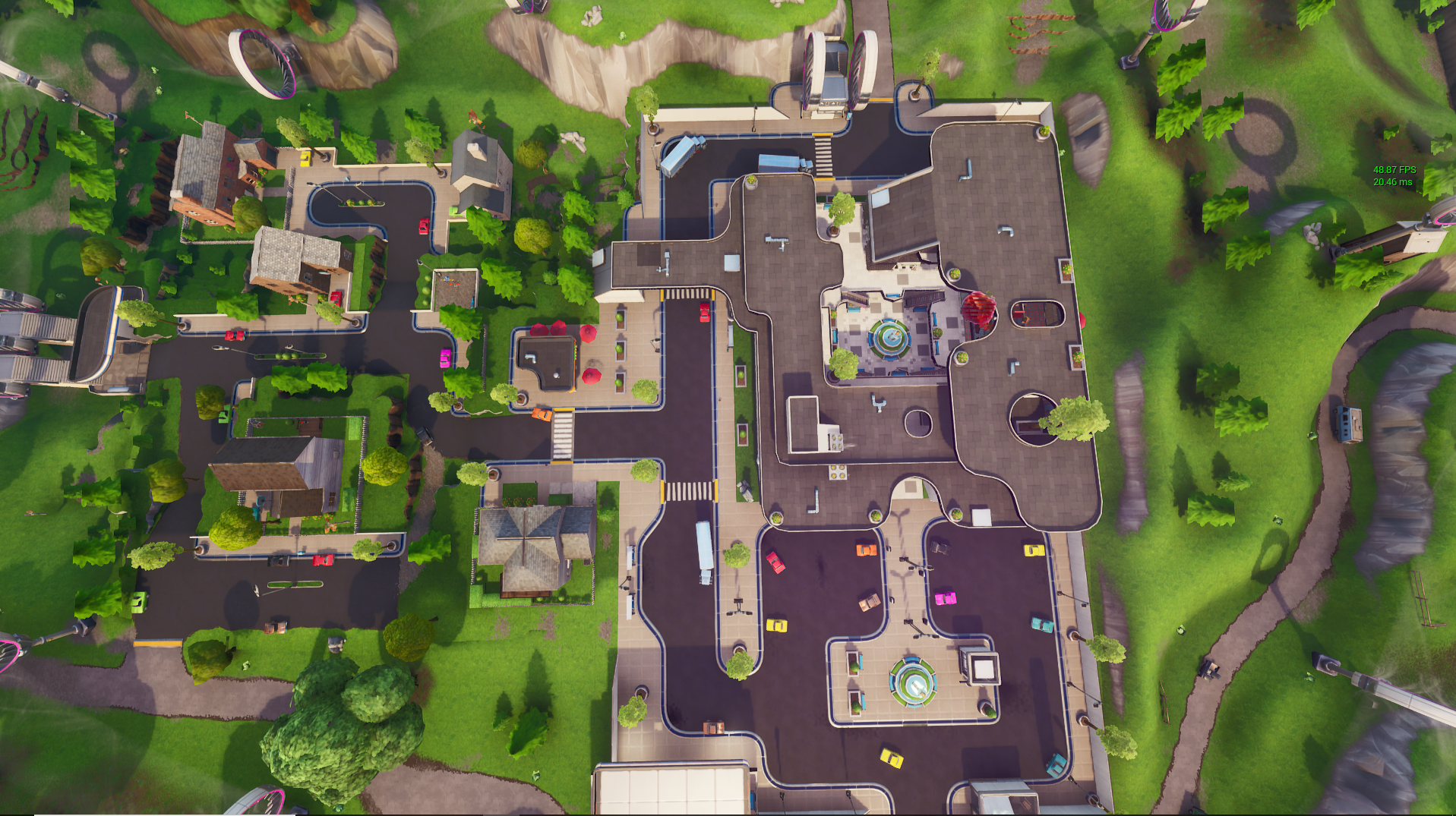 Mega Shopping mall - Fortnite Wiki graphic relating to Printable Fortnite Map titled Mega Shopping mall - Fortnite Wiki